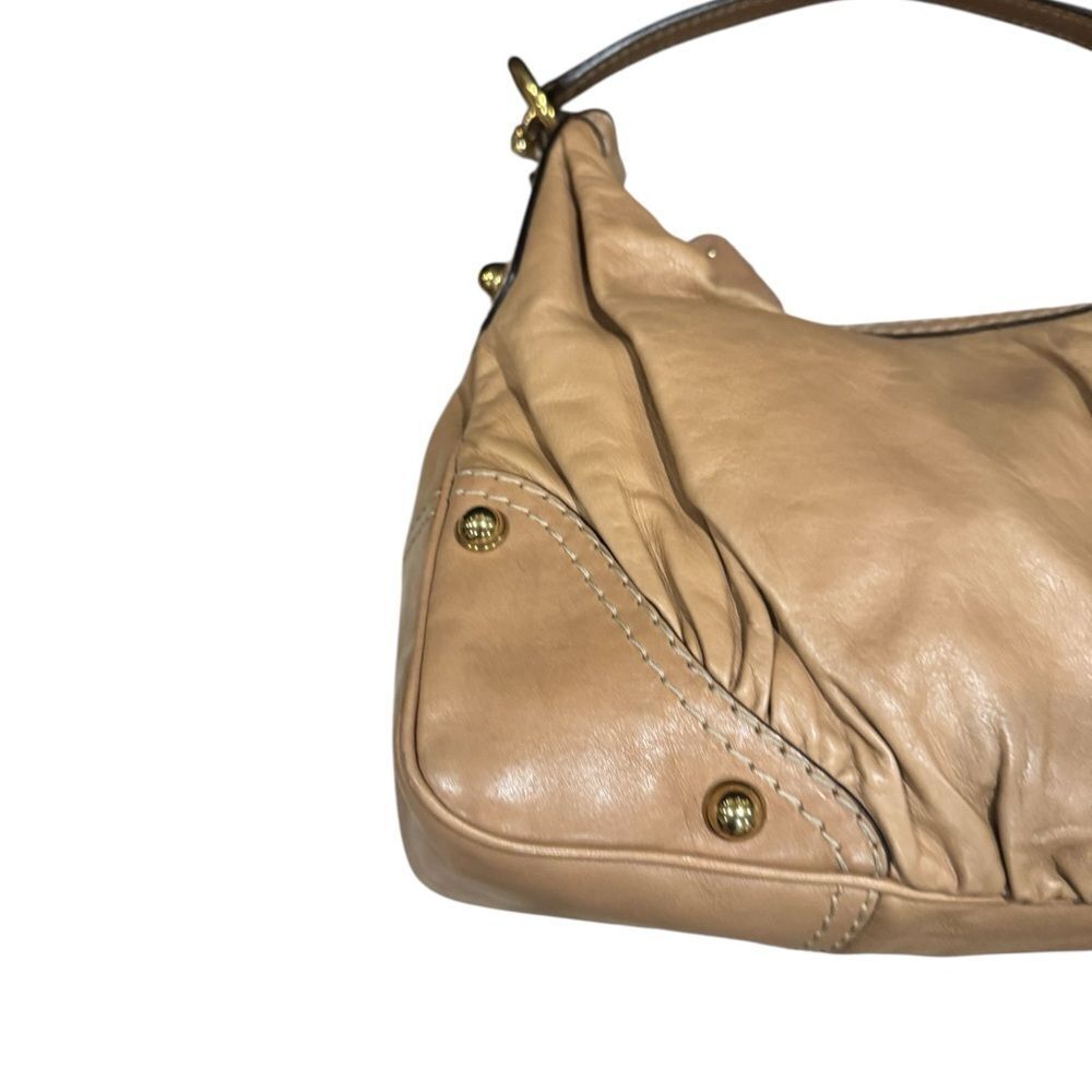 GUCCI Light Brown Jockey Hobo Shoulder Bag Auth - Picture 8 of 15